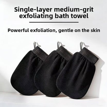 Men Women Exfoliating Bath Glove Coarse Sand Scrubbing Mitt Back Shower Tool